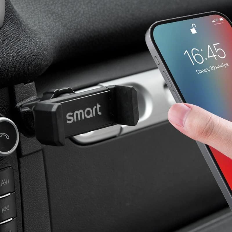 Handy Autohalterung für Smart 451 Fortwo, Lüftung Handyhalter Auto, 360 Grad Vent KFZ Halterung,B Gravity Sensor