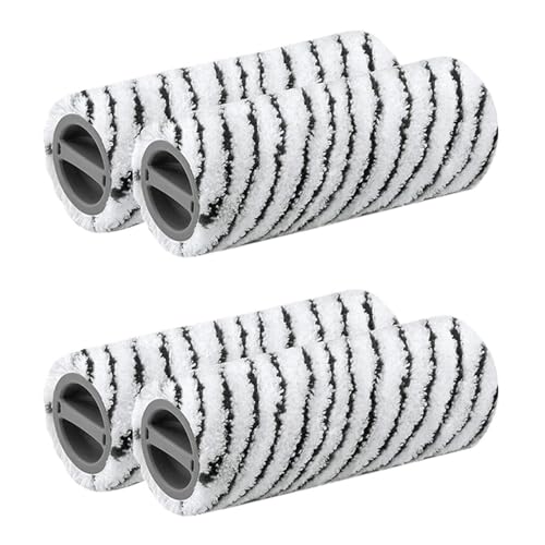 GWSBBRATM Cepillo De Rodillo De Piedra De 4 Piezas, Compatible con Karcher FC7 Premium FC7 FC5 Premium FC5 FC3, Piezas De Limpiador De Pisos Inalámbrico.