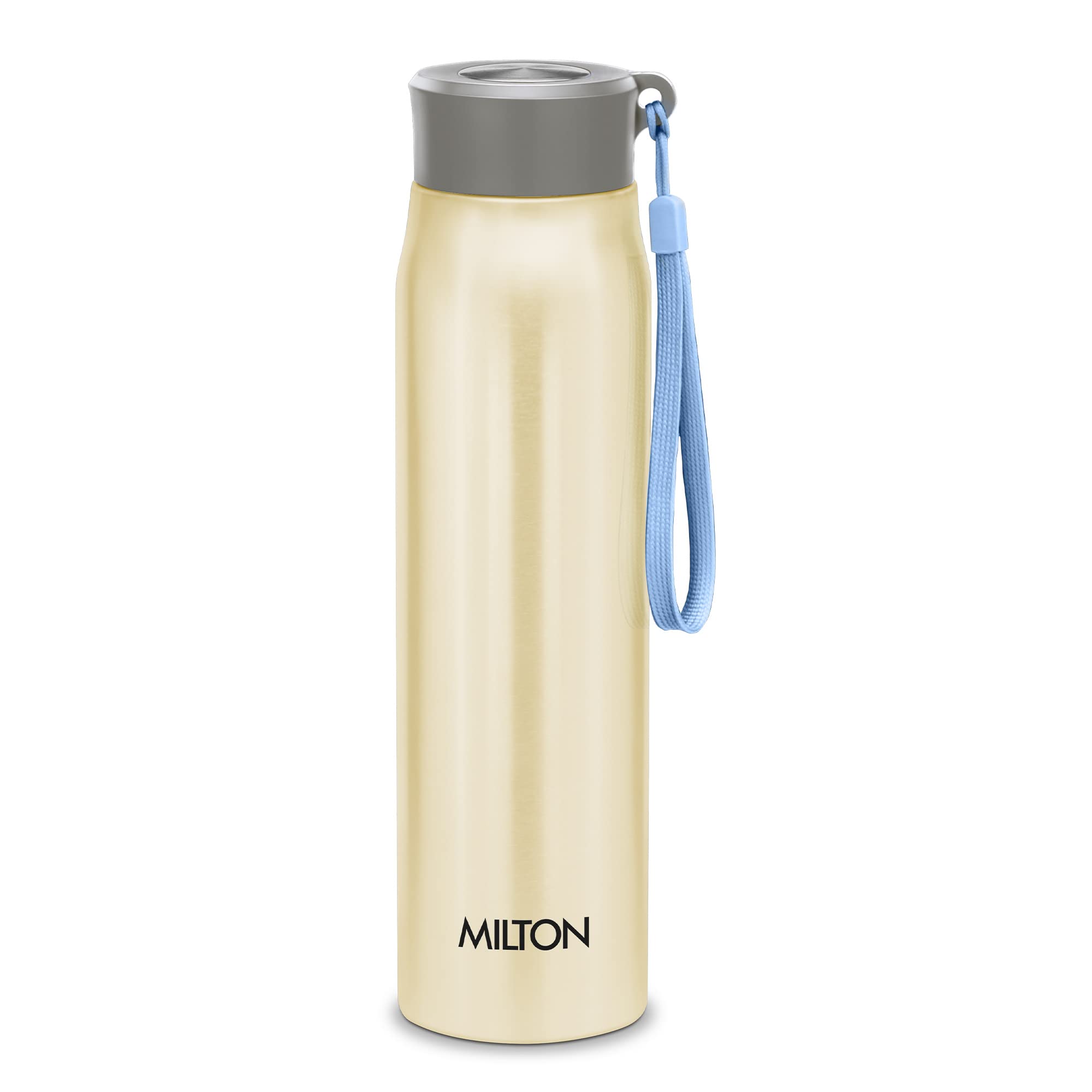 MILTON Handy 850 Stainless Steel Water Bottle, 780 ml, Lemon Green | Leak Proof | Easy to Carry | Gym Bottle | Home | Kitchen | Hiking | Treking Bottle | Travel Bottle (Pack of 1)
