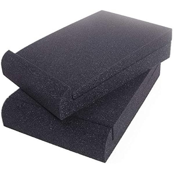 2 szt. 16 x 22 x 3,6 cm głośnik Sound Insulation Mat Soundproofing Mat Acoustic Foam Board Sponge Sound Absorbing Pad Sound Reinforcement Cushion