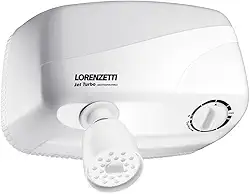 Ducha Jet Turbo Multitemperaturas 220V 7800W, Lorenzetti, 7540401, Branco, Pequeno