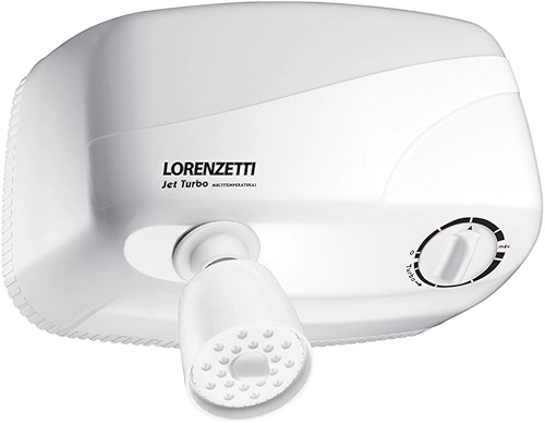 Ducha Jet Turbo Multitemperaturas 220V 7800W, Lorenzetti, 7540401, Branco, Pequeno