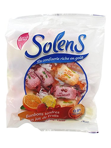 Solens - Solens Bonbons Tendres Aux Jus De Fruits 100G