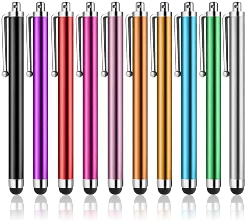 Stylus Pens for Touch Screens, AGREJO 10-Pack High Precision Universal Stylus for iPad iPhone Tablets Samsung Galaxy All Capacitive Touch Screens