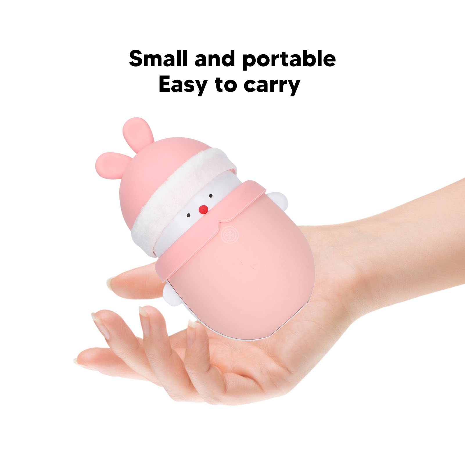 Scaldamani 2 in 1 Power Bank Ricaricabile Tramite USB, Temperatura Regolabile per Regalo per i Pendolari Invernali