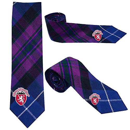 Men's Scottish Neck Ties For Kilt Various Clan Tartan Acrylic Wool/Kilt Neck Tie (Pride of Scotland)