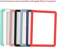 Vista 4 de DAYJOY - Juego de 2 fundas de silicona flexible y suave compatible con Apple Magic Trackpad 2/3, antipolvo y antiarañazos, a prueba de golpes