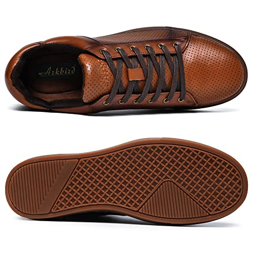 Arkbird Mens Fashion Sneakers Classic Casual Dress Shoes Stylish Lace-up Oxford Shoes for Men2