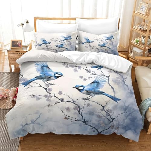 Housse de couette chat effet 3D confort portrait en studio luxe microfibre 200x200 - 3
