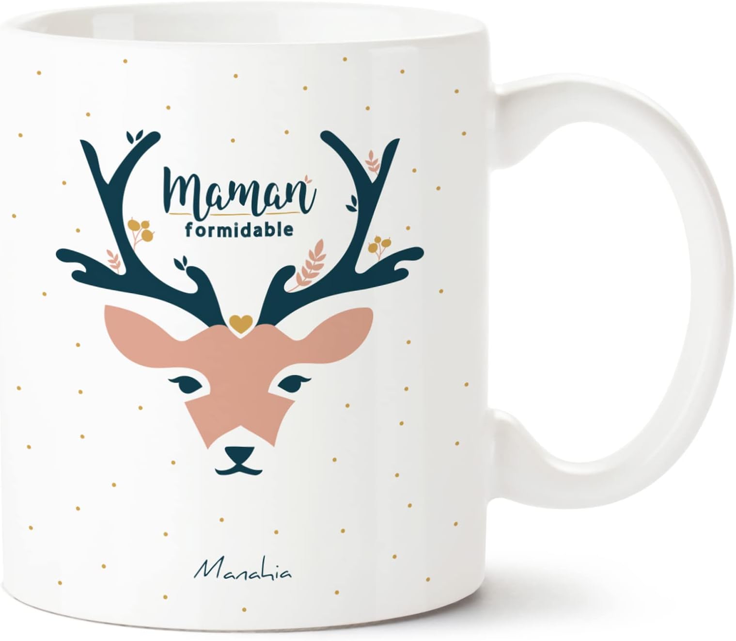 Manahia Mug Cadeau Maman Tasse Personnalisée - Je suis une Mamounette ...