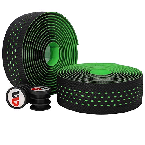 WESTGIRL Road Bike Handlebar Tape, EVA Non-Slip Soft Bicycle Bar Tape with End Plugs, Durable & Shock-Absorbing Cycling Handle Warps - 2 Rolls