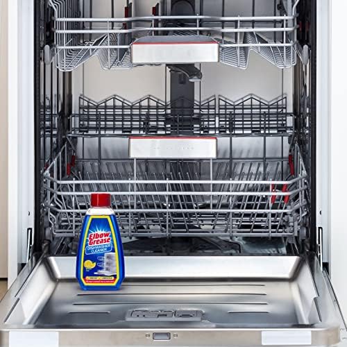 2 x 250ml Elbow Grease Dishwasher Cleaner Fresh Lemon Cuts Through Grease And Limescale