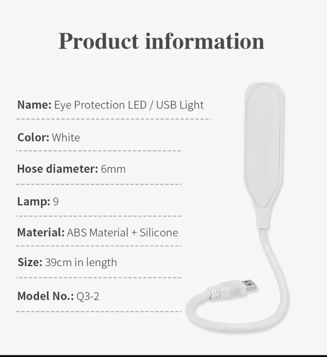 SWAPKART Portable Flexible Adjustable Eye Protection USB Reading Lamp with 14 LEDs and Flexible Gooseneck for,Reading,Study Notebook Laptop, Desktop, PC and MAC Computer (14 LED,Multi Colour) 10