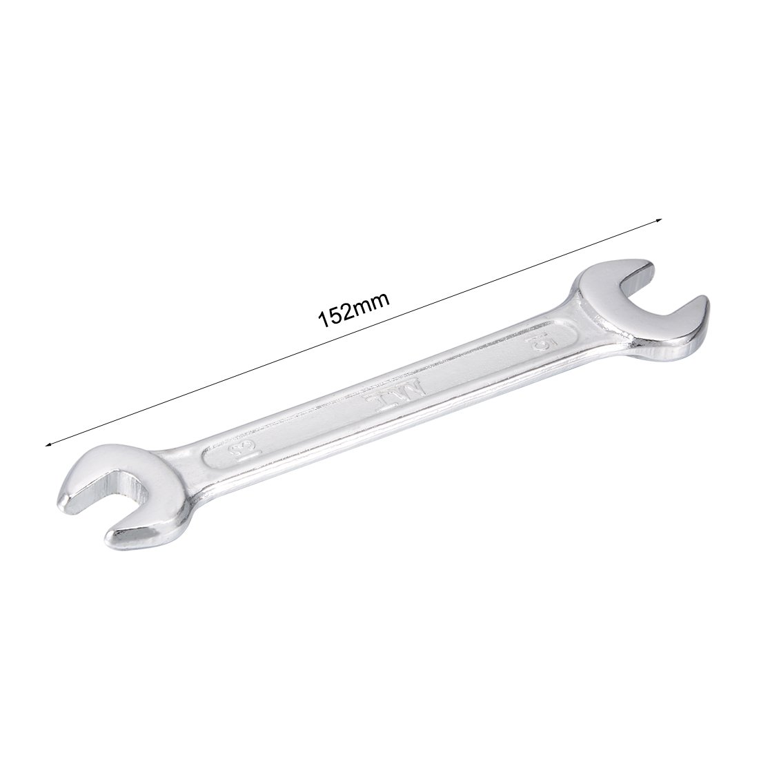 Sourcingmap Metric Double Open End Wrench Chrome Plated, 13mm x 15mm, 13 x 15mm - Image 2