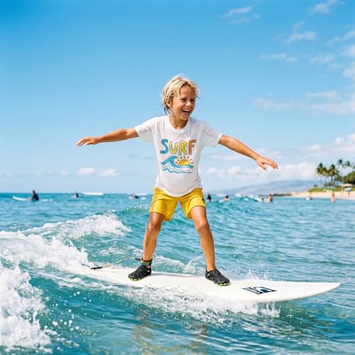 Image of ATHMILE Kids Water Shoes Boys Girls Water Shoes Quick Dry Barefoot Beach Sports Swim Pool Summer Shoes(Little Kid /Big Kid)