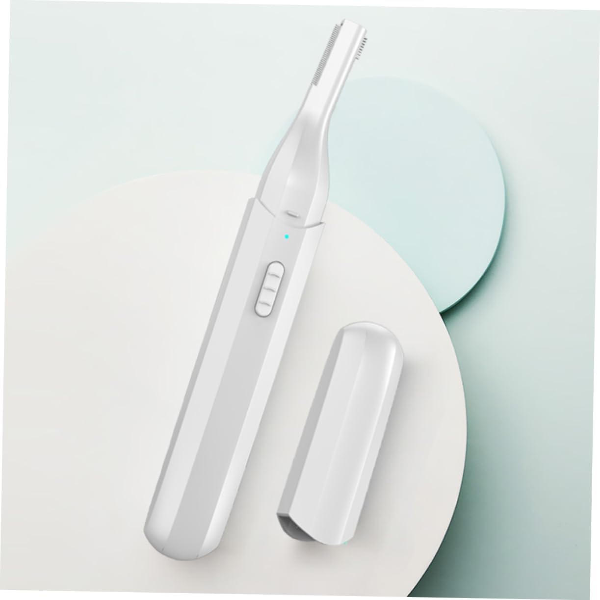 VICASKY 1set Electric Eyebrow Trimmer USB Rechargeable for Women Men Portable Painless Hair Remover for Eyebrows Nose and Face Ergonomic Design for Home Travel Use
