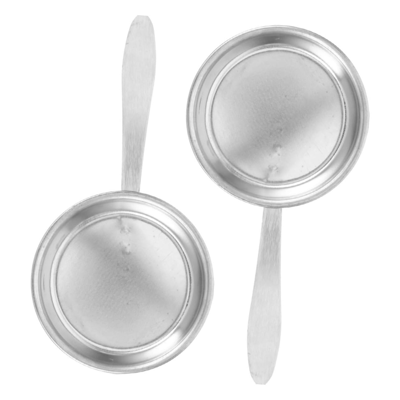 SOLUSTRE 2pcs Stainless Steel Candle Extinguishers Elegant Metal Snuffers for Safe for Candles Incense and Oil Lamps Versatile Easy to Clean Design