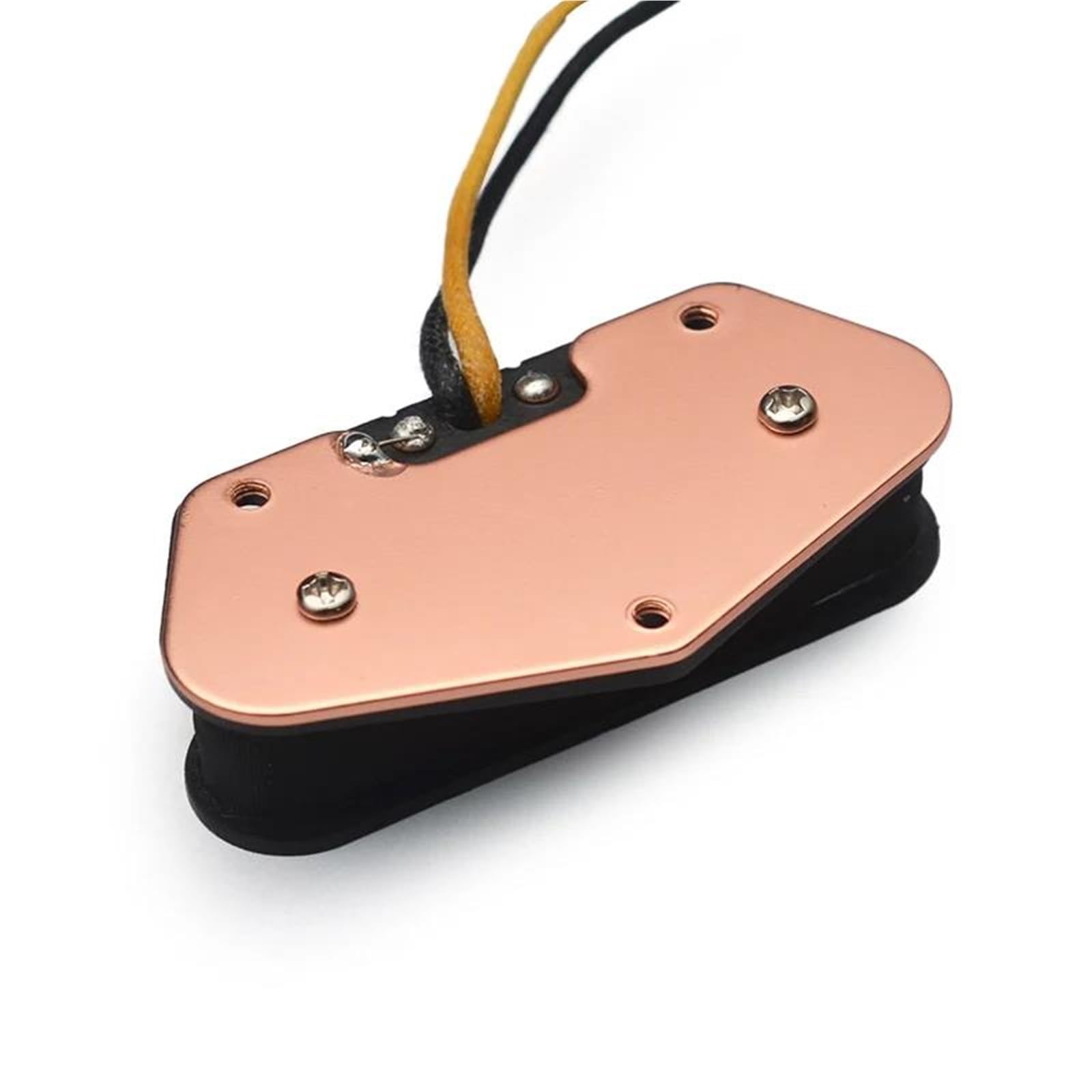 Miłośnicy Muzyki Przetworniki Do Gitary Elektryczn Alnico 5 TL Pickup Bridge Fibre Bobbin Z Tkaninowym Kablem TL Bridge Pickup Czarne Części Do Gitary