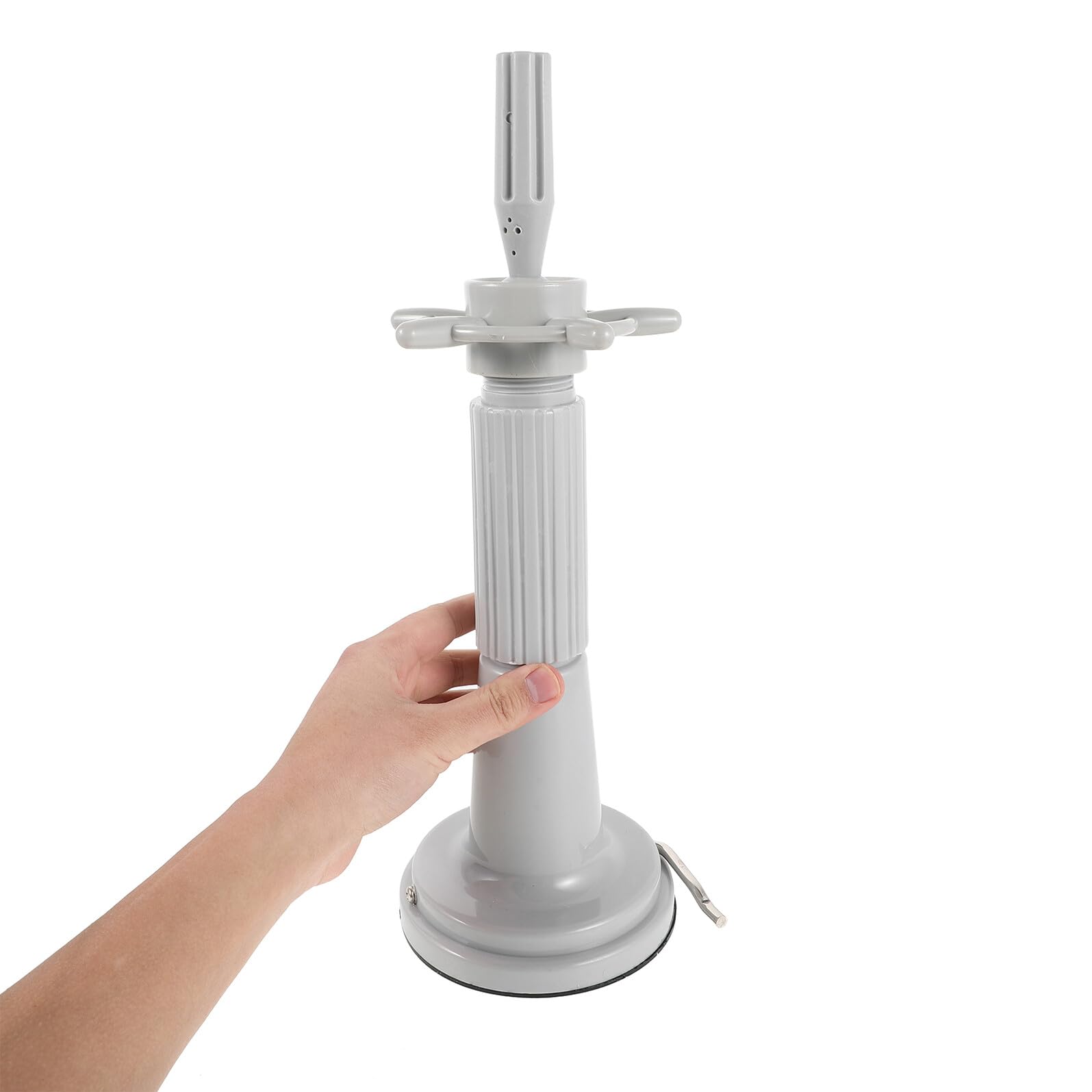 Gatuida Soporte para Pelucas con Ventosa de Plástico Resistente, Base de Sobremesa para Peinar y Limpiar en Casa
