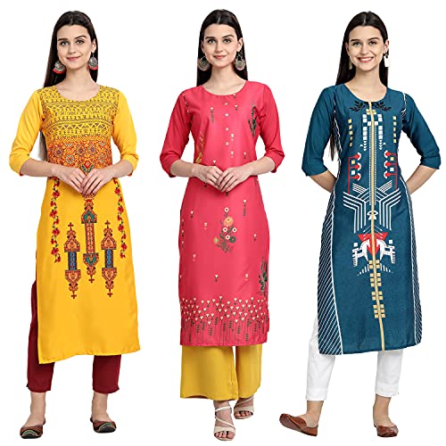 Image of Women's Crepe Straight Kurta