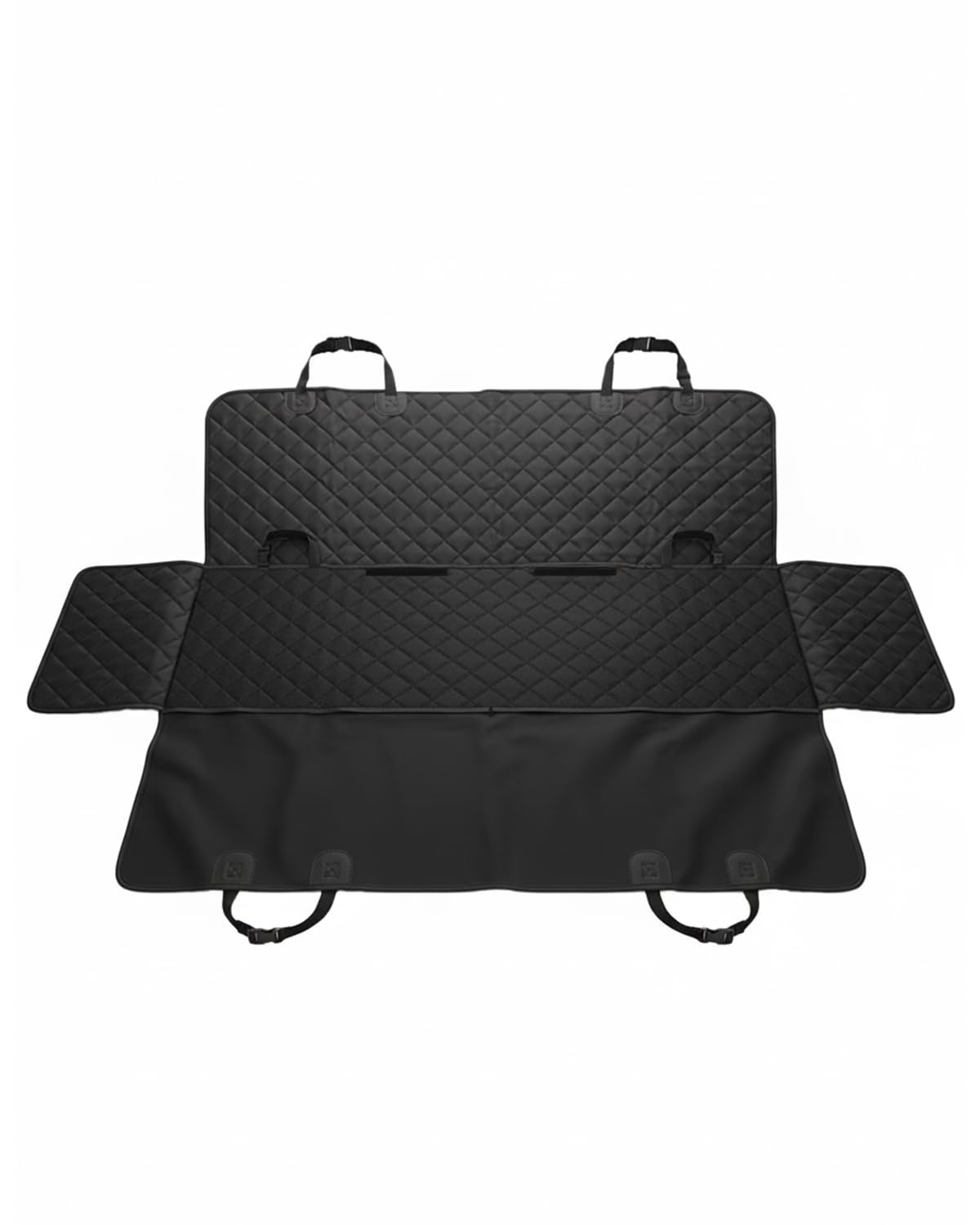 INDCAN IMPORT Upgraded Dog Car Seat Cover for Back Seat 600D Heavy Duty Waterproof & Scratchproof Pet Hammock, Non-Slip Back Seat Protector for Dogs, Universal Fit for Cars, SUVs & Trucks