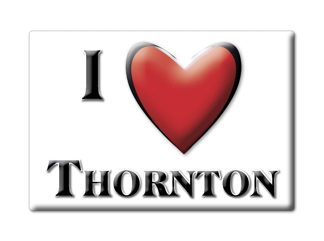 Enjoymagnets THORNTON (KE) FRIDGE MAGNET IRELAND KILDARE SOUVENIR I LOVE GIFT PRESENT