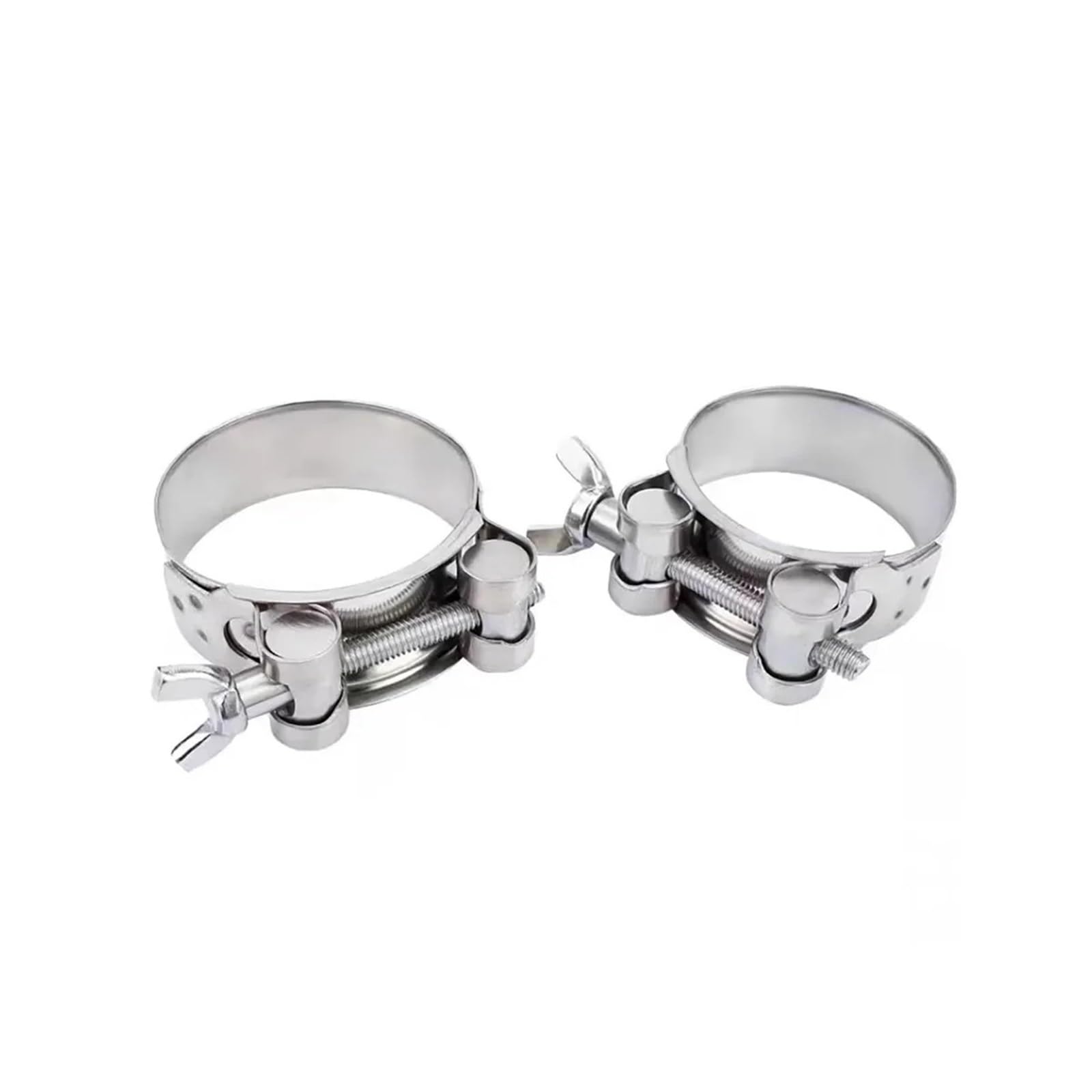 Abrazadera fuerte de acero inoxidable 304, retorcida a mano, engrosada, for tuberías de aceite, agua y gas.(1pcs 92-97mm)