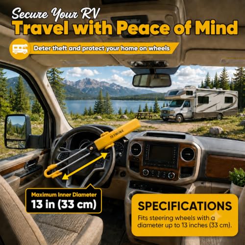 JETMORE Adjustable Steering Lock