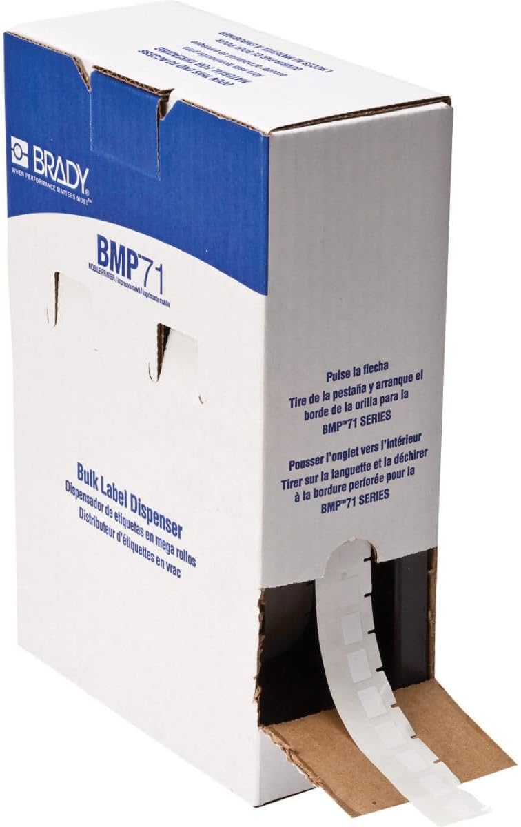 Brady Self-Laminating Vinyl Wrap Around Labels for M610, M611, BM71-18-427,114872,BM-18-427,173446 (Around Labels for M610, M611, BMP61, M710 and BMP71)