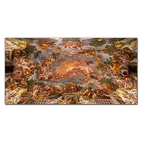 Impression sur verre acrylique haut de gamme decoration murale Baroque