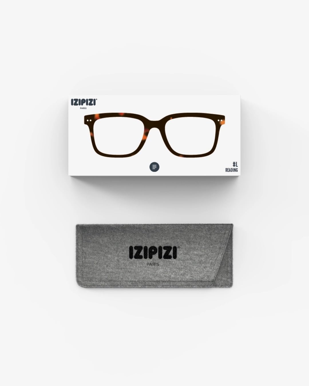 IZIPIZI Occhiali da lettura unisex, marroni, 14,3 x 13,7 x 4,5 cm, marrone, 14,3 x 13,7 x 4,5 cm