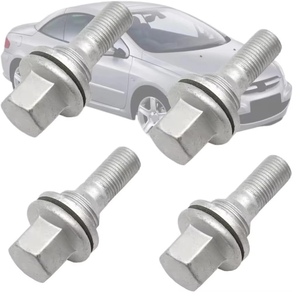 pernos rueda Compatible Con Citroen Para Ds Para C6 Pernos Rueda Coche 1 Pieza/4 Piezas Rueda Para Juego Pernos Tuerca Para Cubo Perno Neumático(4 PCS)
