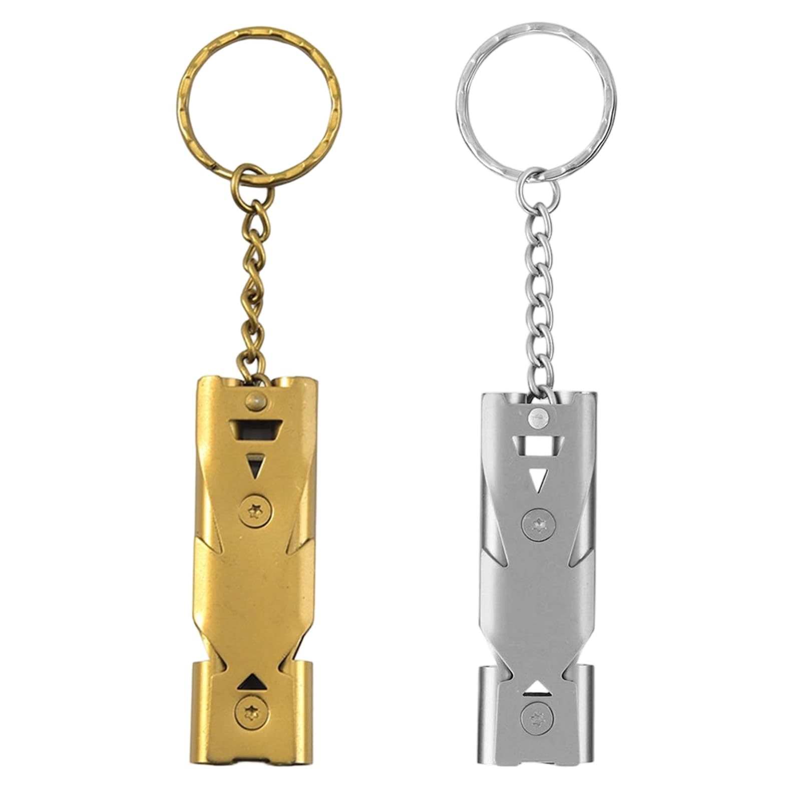 2pcs Whistle for Sports, Coach Emergency EDC Whistle, Outdoor Activity Equipment., Survival Whistle Light Air Flow Needed for High Pitched Sound Very Loud Whistle Sound Maker