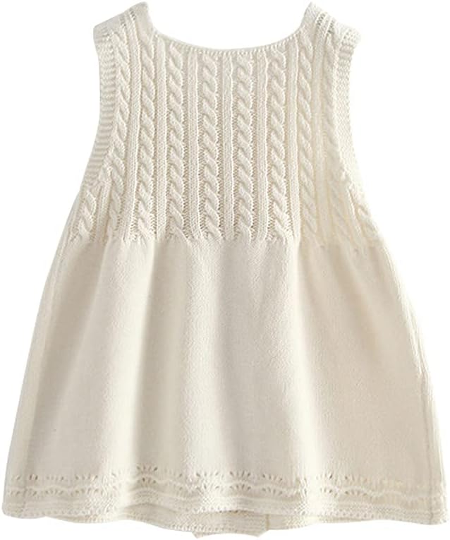 Mud Kingdom Little Girl Jumper Dress Sweater with Daisy Flowers