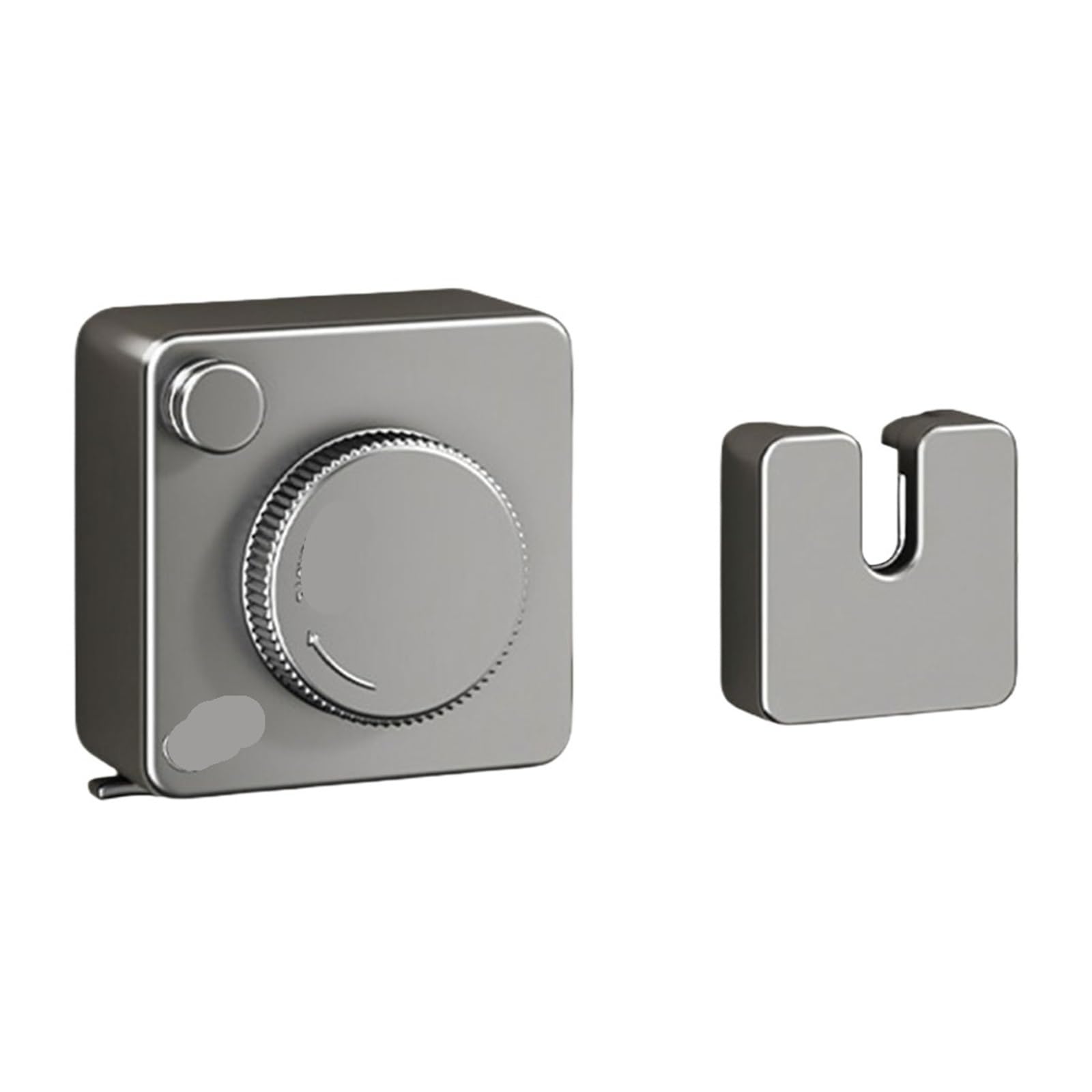 Sznur do suszenia ubrań Aluminiowa szpula do suszenia ubrań, wodoodporna, ścienna, odporna na rdzę, wytrzymała, użytku wewnątrz i zewnątrz(Gray)