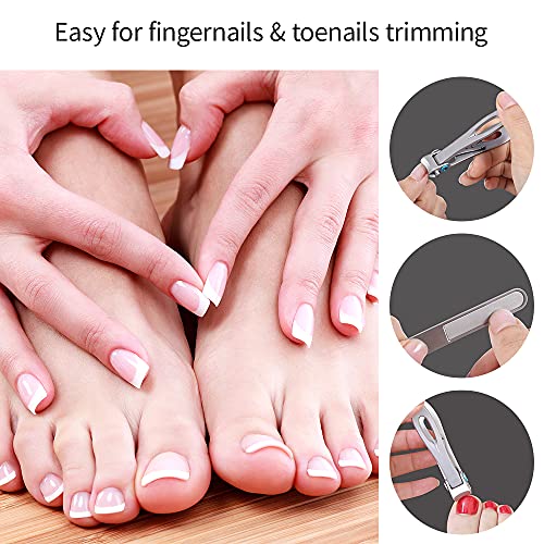 Sopito Nagelknipper, roestvrij staal, vingernagel teennagelknipper met nagelvijl. - Afbeelding 7