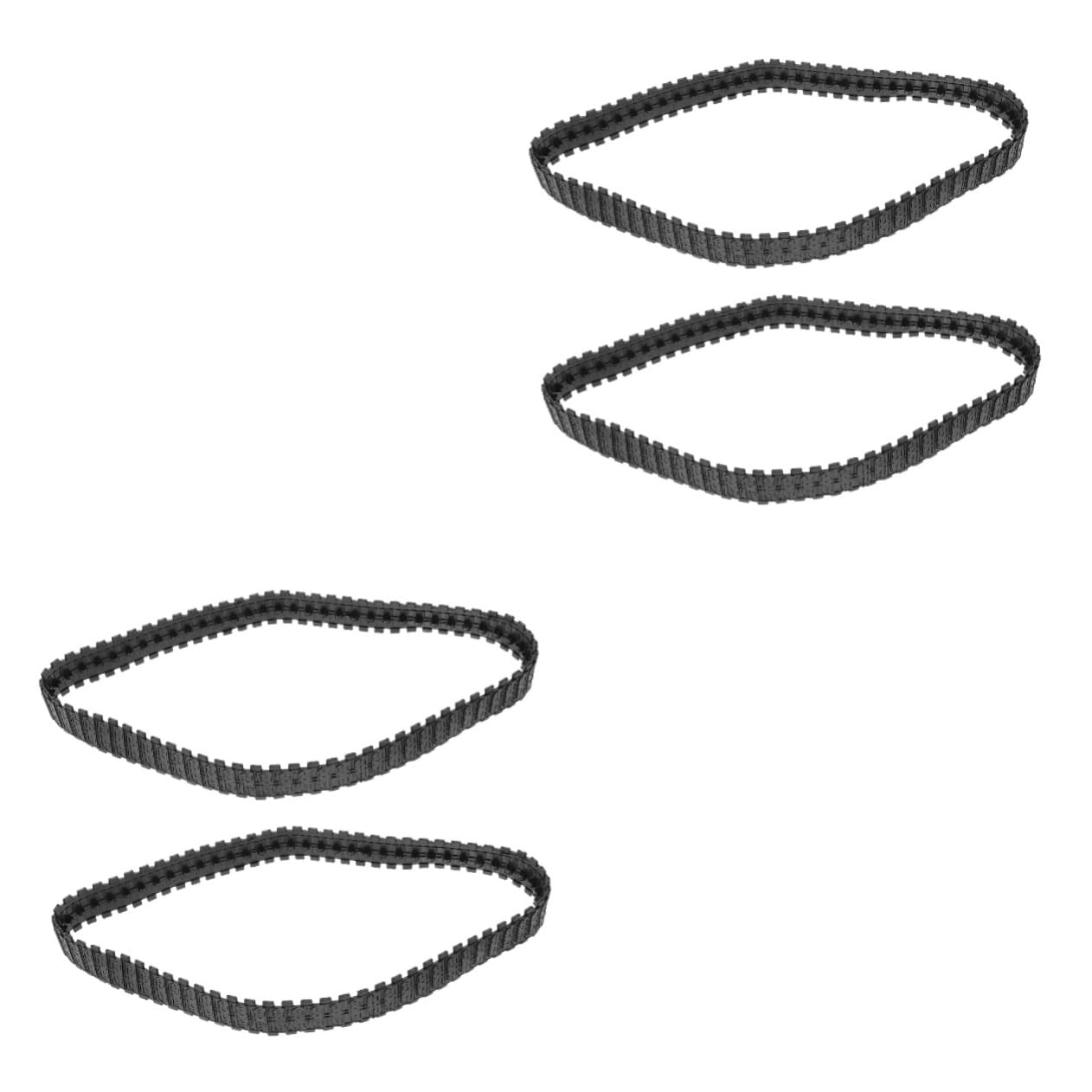 ibasenice 2sets Tank Tracks Chain Wheel Parts DIY Tank Track Replacement Kit for 2pcs*2