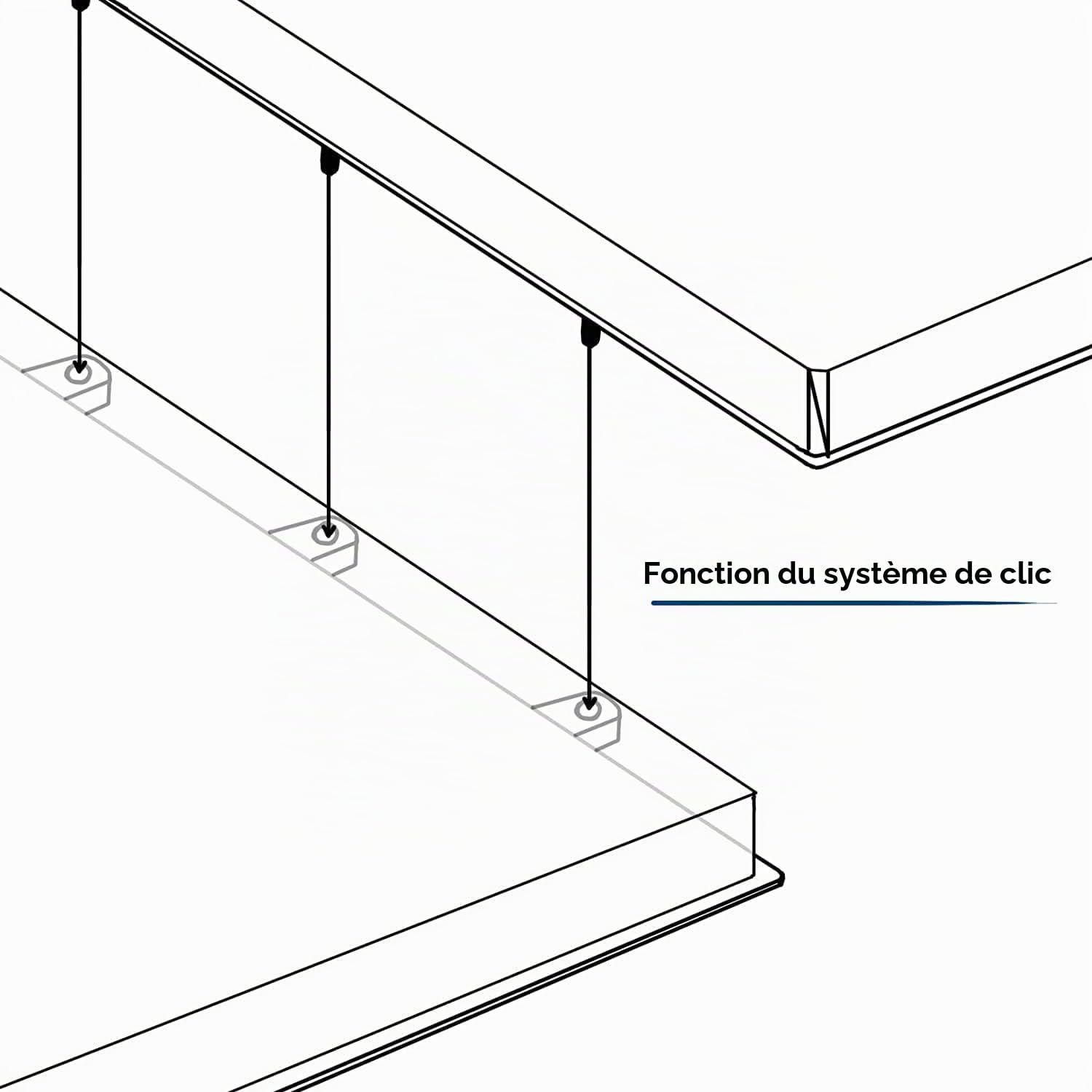 Floordirekt || Royal | Caillebotis Emboîtables | Qualité Supérieure Résistant aux intempéries | Idéales Sol Extérieur, Terrasse, Balcon | 1m² | 60x30cm, Marron Clair