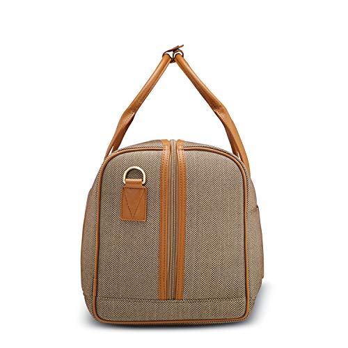 Hartmann Deluxe Weekend Duffel, Terracotta Herringbone, One Size