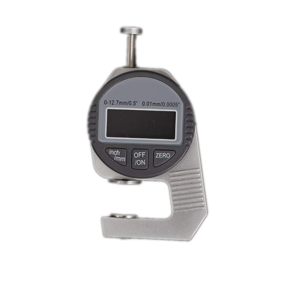 Strumento di misurazione Dial elettronico Portatile Indicatore, di Spessore Digitale del Tester del Calibro 12,7 Millimetri Misura utensile comparatore Tester, Spessore 0,01 Millimetri Mini
