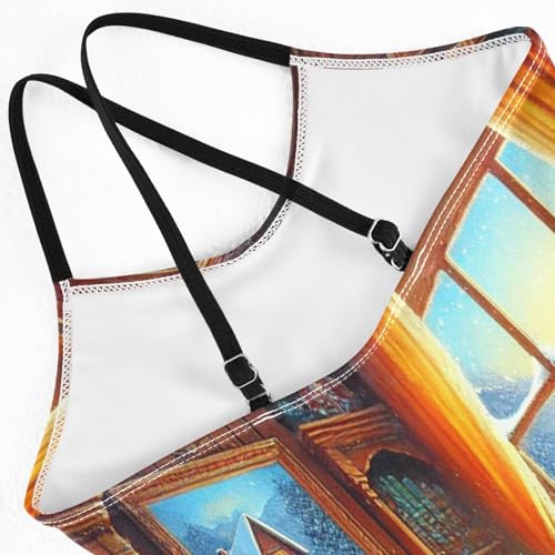 Snow House Warm Yellow Bathing Suits for Girls Swimsuit Swimwear Swimsuits Summer Beach One Piece4