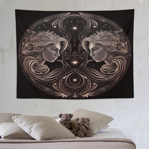 Tapisserie Gémeaux 150x200cm pour habiller facilement un mur vide