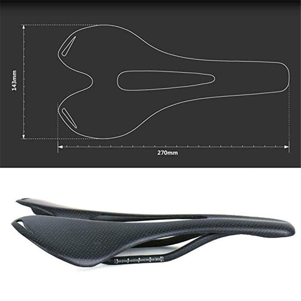 Amazon | EC90 軽量フルカーボンファイバー 自転車サドル 275X 147mm