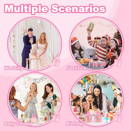 Image of Crweety 50 Pcs Pink Organza Bags 3x4 In, Small Gift Bags Bulk for Jewelry Candy Soap Makeup Sachet, Cute Mini Mesh Goodie Bag Drawstring for Wedding Baby Shower Party Favors & Graduation Gifts