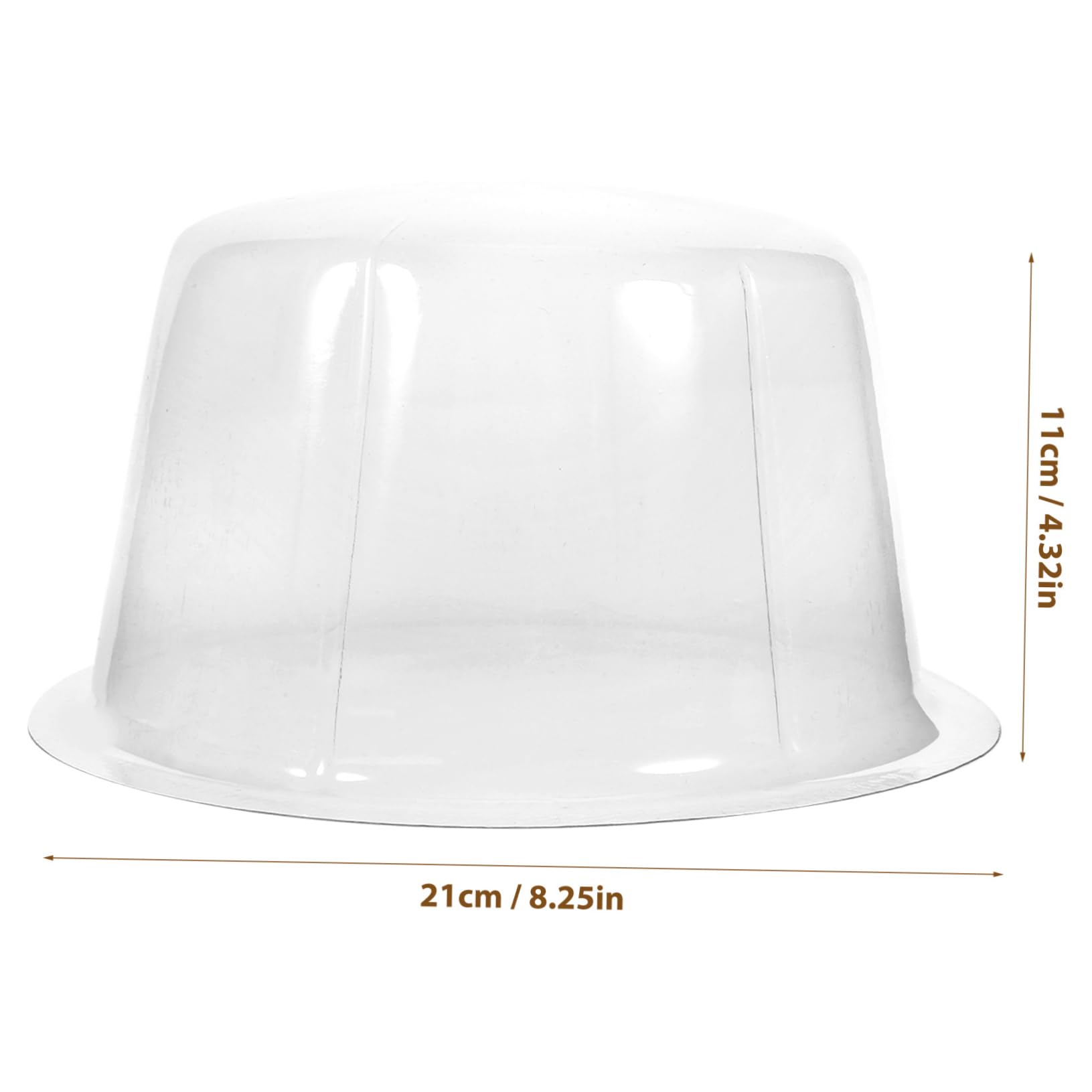 MAGICLULU Perchero para Gorras de Béisbol Transparente de Plástico 10piezas Inserción para Sombrero Visera 56-58Cm para Almacenamiento Fácil en Casa