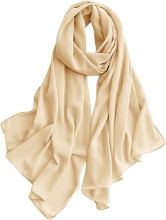 Chiffon Hijab for Women Sheer Shawl and Wraps for Wedding Bridal Scarves Summer Lightweight Sun-proof Scarf