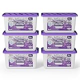 W&E Choice Moisture Absorbers With Lavender Scent, Portable Dehumidifier for Closet&Bathrooms, Kitchen, Humidity Absorber Odor Eliminator Absorber