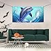 Produktbild Niedliches Delfin-Urlaubsbanner Partydekorationen Geburtstag Party Banner Für Business Abschluss Hochzeit Dekoration Jeder Anlass