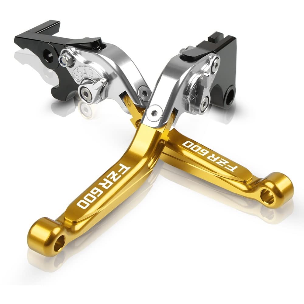 Levier de frein d'embrayage CNC pour Yamaha FZR 600 1994-1999 extensible et pliable - Couleur Or
