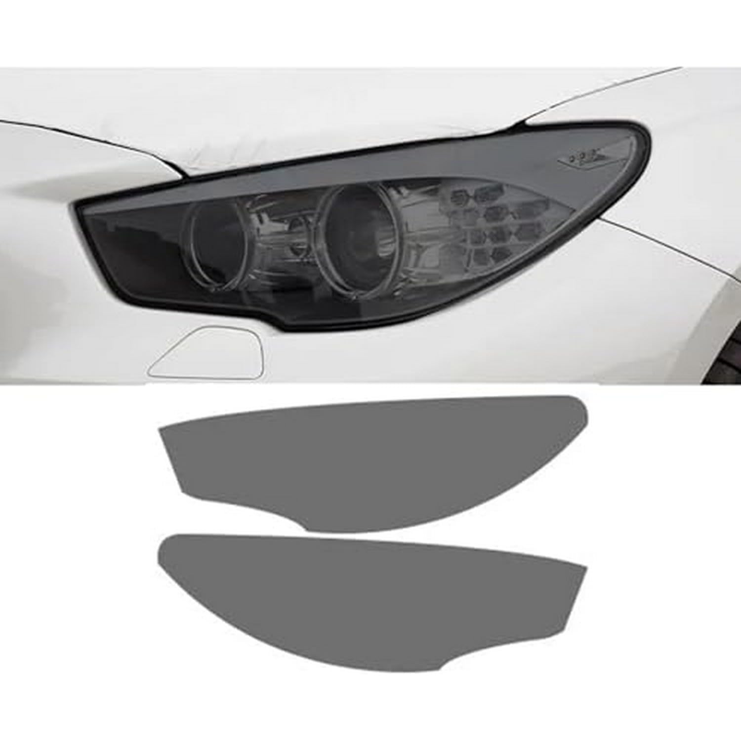 Film phare BMW GT F07 noir fumé pour look routière sport
